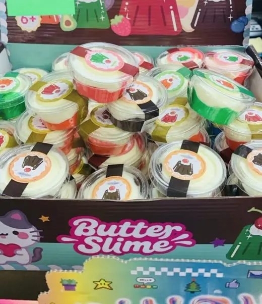 Butter slime · Slime de mantequilla