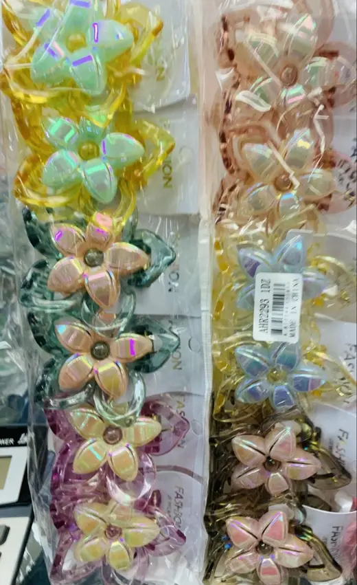 Flower claw clips · Garras de flor