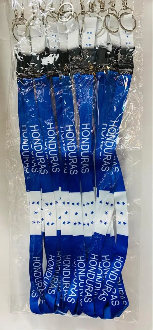 Honduras lanyards · Cordones de Honduras
