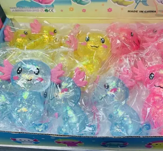 Sparkly squishy animals · Animalitos squishy con brillo